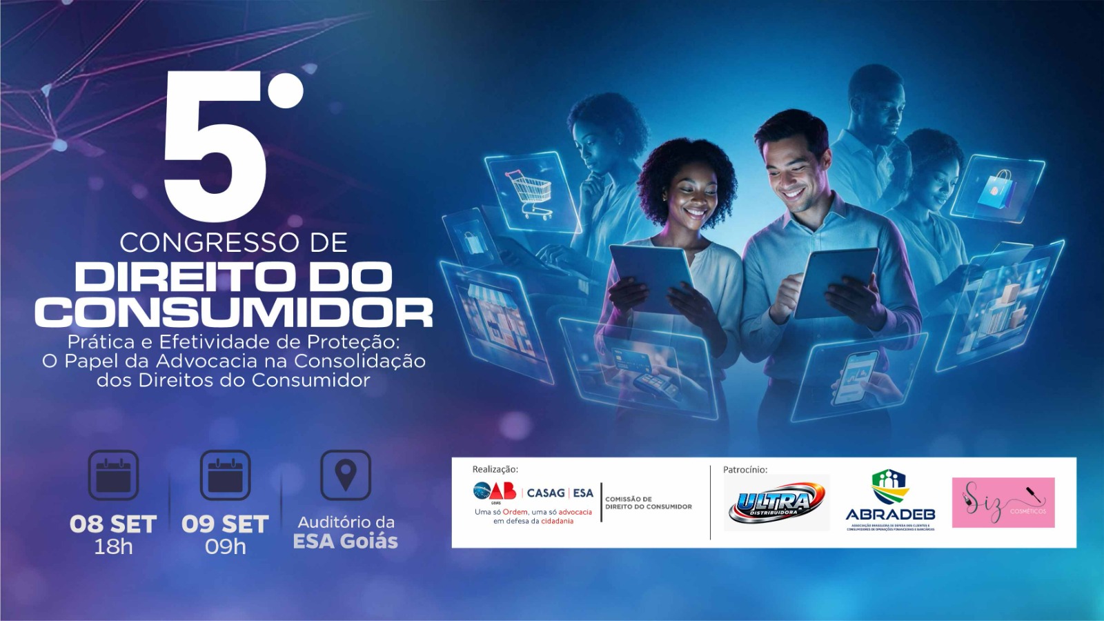 ABRADEB apoia 5º Congresso de Direito do Consumidor, que será realizado em Goiânia nos dias 8 e 9 de setembro